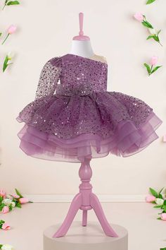 Monica Lavender Dress Fairytale Party Dresses, Purple Long Sleeve Princess Dress For Party, Lavender Fitted Princess Dress For Dress-up, Long-sleeved Purple Princess Dress For Party, Fairytale Party Dress With Ruffles, Purple Long Sleeve Princess Dress For Dress-up, Elegant Lavender Princess Dress For Dress-up, Spring Purple Long Sleeve Princess Dress, Purple Fitted Pageant Dress For Party