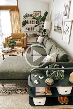 * Clean lines...ender arms and tapered legs give this sofa a strong but airy presence. Deep seats with comfortable cushions make naps and lounging a no-brainer. Photo by Carr!! Sectioning Clips, Living Room Ideas Bohemian, Home Office Inspiration, Green Diy, Small Living Room Decor, High Bun, Stylish Living Room