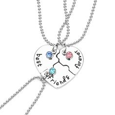 Description： Bff Necklace for 3: Here are best friend necklaces for 3, you can give them to your best friends to show the special friendship, Bff gifts for women Friendship Gifts for Women Friends: The sentiment of best friend presents are important, Bff necklaces let them know what they mean to you, and the sentiment will touch every friend Best Friend Gift: Friendship necklaces are a thoughtful reminder of your relationship, you can get close to each other with Bff presents Bff Gift Ideas: You Friendship Christmas Gifts, Bff Necklace, 3 Best Friends, Women Friendship, Presents For Best Friends, Friendship Necklace, Best Friend Love, Bff Necklaces, Best Friend Necklaces