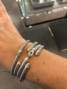 David Yurman Bracelet Stack Apple Watch, David Yurman Bracelet Stack With Apple Watch, David Yurman Cartier Stack, Yurman Stacked Bracelets, David Truman Bracelet Stack, David Yurman Bracelet Stack With Watch, David Yurman Cable Bracelet, Jewelry Stack, Silver Bracelet Stack