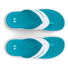 Stylish and comfortable, these women's Under Armour sandals are the perfect choice for any sunny summer day. Click this FOOTWEAR GUIDE to find the perfect fit and more! TECHNOLOGIES & FEATURES The memory foam not only feels great, but also helps eliminate pressure on your feet after you work out Sculpted EVA outsole with updated traction pattern provides lightweight comfort & traction Soft foam lining for a comfortable fit Textured foam footbed for unprecedented comfort Performance synthetic strap with soft foam lining for a comfortable fit Anatomical contours provide additional cushioningRECOMMENDED ACTIVITY LifestyleDETAILS Synthetic upper Fabric lining EVA outsole Foam midsole Memory Foam footbed Open toe Slip on Spot clean Imported Warning: This product can expose you to chemicals incl Sunny Summer Day, Under Armour Women, Shoe Size Chart, Summer Day, Men Shoes Size, Marbella, Feeling Great, Flip Flop, Work Out