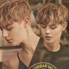 Short Hairstyle Women Undercut, Queer Haircut, Really Short Hair, Short Hair Undercut