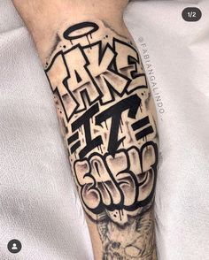 Graffiti Style Tattoo, Graffiti Tattoo Ideas, Graffiti Tattoo Design, Music Is Life Tattoo, Gucci Tattoo, Chicano Tattoos Lettering, Tattoo Graffiti, Tulip Tattoo, Graffiti Tattoo