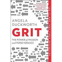 the book cover for grit by angela duckworth, with arrows pointing in different directions