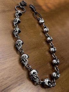 Men's Waist Key Chain Retro Skull Metal Hip Hop Gothic Punk Jewelry – Atom Oracle Nickel-free Punk Jewelry, Punk Skull Jewelry For Biker Events, Punk Style Engraved Metal Jewelry, Punk Style Stainless Steel Jewelry For Biker Events, Punk Stainless Steel Jewelry For Bikers, Punk Stainless Steel Jewelry For Biker Events, Engraved Punk Style Metal Jewelry, Engraved Metal Punk Jewelry, Edgy Skull Chain Jewelry