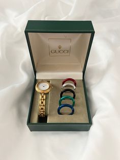 Viral TikTok Gucci Watch. Trending Fashion. Fashion Watch. Gold Timeless Watch. Old Money. Vintage Designer. Gucci. Vintage Gucci. Luxury Vintage Watches, Gucci Watch Vintage, Gucci Bezel Watch Vintage, Gucci Watch Women Vintage, Gucci Vintage Watch, Gucci Bezel Watch, Old Money Watch, Trendy Watches Women Fashion, Trendy Watches Women