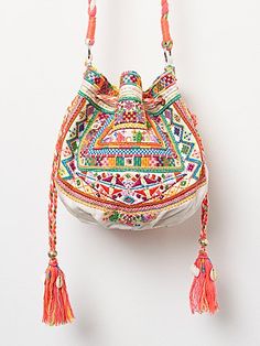 Free People Myla Embroidered Crossbody Ethno Style, Ethnic Bag, Bohemian Bags, Potli Bags, Hippie Bags, Embroidery Bags, Free People Clothing Boutique, Boho Bags