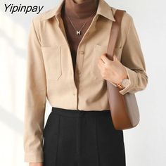 Capsule Wardrobe Outfits, Women Office, Female Clothing, Wardrobe Outfits, Pocket Shirt, Korean Street Fashion, Office Lady, Tunic Blouse, Office Ladies