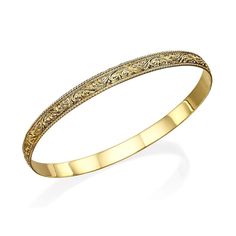 "Looking for a unique and stunning addition to your jewelry collection? Feast your eyes on this exquisite Israeli Solid 14k Gold Moroccan Bangle Vintage Milgrain Slip On Bracelet! Crafted with expert precision and care, this vintage-style bracelet boasts a beautiful Moroccan-inspired design, complete with intricate milgrain detailing. Made from high-quality 14k gold, this slip-on bangle is not only beautiful but also durable, ensuring it will be a treasured piece in your collection for years to Moroccan Bracelet, Simple Gold Bangle, Solid Gold Bangle, Moroccan Jewelry, Gold Bangle Set, Bangles Making, Stacked Bangles, Bridesmaid Bracelet, Gold Bangle