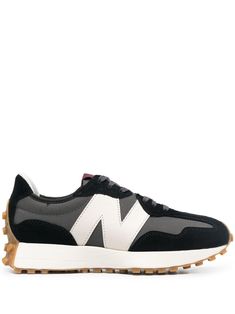 New Balance 327, New Balance Sneaker, Brooks Sneaker, Sneakers Black, New Black, Patch Logo, New Balance, Black Leather, Women Wear