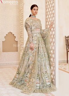 Pakistani Wedding Lehenga Choli Dress Online is a stunning choice to wear on any sort of event may be a formal event. Available in The USA. Fast shipping. Wedding Gown With Mirror Work, Floor-length, Floor-length Wedding Gown With Mirror Work, Wedding Saree Gown With Mirror Work, Embellished Green Salwar Kameez For Wedding, Mirror Work Dress For Eid Wedding, Anarkali Wedding Gown With Mirror Work, Wedding Dresses With Mirror Work For Eid, Floor-length Sharara With Mirror Work For Wedding, Floor-length Traditional Wear With Mirror Work For Wedding