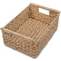 PRICES MAY VARY. Water Hyacinth Imported ✅ Convenient and Attractive - Whether it be by way of pure decor, storage, or organization for kitchen, pantry, or bathroom. This natural baskets with handles suit your home in every way. The rectangular baskets wicker is great for magazines, games, pet toys, media, household items. ✅ Natural & High Quality - Our wicker storage baskets for shelf are made of Water Hyacinth, was carefully handcrafted to perfection. It comes with an iron frame for sturdy sto Organization For Kitchen, Guest Room Essentials, Housewarming Gift Baskets, Baskets For Shelves, Rectangular Baskets, Wicker Storage, Natural Baskets, Basket With Handle, Decor Storage