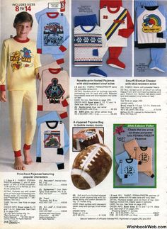 Dj Tanner, Boy Pajamas, Blanket Sleeper, Pajama Bag, Vintage Pajamas, Sears Catalog, Bmx Racing, Seventies Fashion