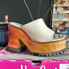 These Super Cute Shoes Are So Fun! Block Party, Hey Girl, Cute Shoes, Women's Shoes Sandals, Shoes Sandals, Super Cute, Women Shoes, Sandals, Cream