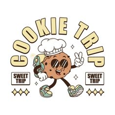 cookie trip sweet trip t - shirt design