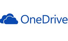 onedrive logo on a white background