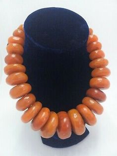 Find many great new & used options and get the best deals for Vintage Necklace Big beaded Moroccan Berber Handcrafted Resin Amber Copal 50s X at the best online prices at eBay! Free shipping for many products! Algerian Jewelry, Moroccan Necklace, African Beads Necklace, Amber Bead Necklace, Exotic Jewelry, Amber Resin, Amber Brown, Vintage Beads Necklace, Long Beaded Necklace