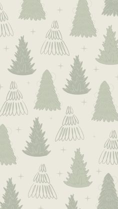 a christmas tree pattern on a white background