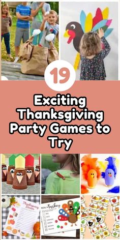 thanksgiving party games to try for kids