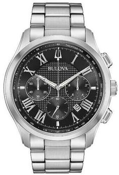 Bulova Mens Watches, Bulova Watches, Mens Chronograph, Classic Watches, Watch Model, Stainless Steel Watch, Watch Collection, Silver Man, Automatic Watch