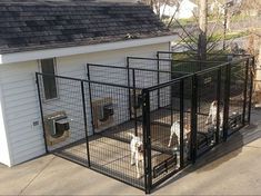 (paid link) A prototype quiet kennel designs for dogs by using noise-cancellation technology created for high-end vehicles sold in ... Nice Dog Kennels Outside, Kennel Business Layout, Dog Kennel Set Up Ideas, Indoor Outdoor Dog Kennel Ideas, Multiple Dog Kennel Ideas Indoor, Dog Kennel Shed, Indoor Kennels For Dogs, Dog Breeder Kennel Ideas, Dog Kennel Room