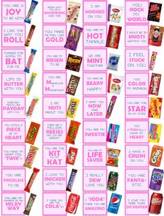 a candy bar chart with the words, you're not going to eat it