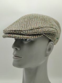 Donegal Irish tweed flat cap - made by me! Flat cap story: In 1571 Queen Elizabeth I sought to stimulate trade in the Irish and English wool trade, by passing an act obliging males over six years of age (except for nobility and persons of degree) to wear caps of wool manufacture on force of a fine (3/4d per day). This law further established the flat cap as a staple of Irish/English working class clothing culture. Even though the law was repealed 26 years later the convention was established. Ma Classic Tweed Hats For Outdoor, Adjustable Tweed Flat Cap, Tweed Cap With Herringbone Pattern, Tweed Herringbone Short Brim Hat, Tweed Hat With Herringbone Pattern And Short Brim, Tweed Hat With Short Brim And Herringbone Pattern, Tweed Hats With Herringbone Pattern, Tweed Brimmed Hat With Herringbone Pattern, Outdoor Cap With Herringbone Pattern