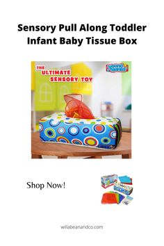 the baby tissue box is on display for sale