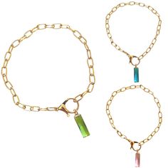 Gorgeous rectangular crystal pendants created into necklaces. Choose from turquoise, green or pink.17” necklace! Rectangle pendant is removable with dimensions of 31mm x 10mm x 5.8mm. Gem Necklaces, Honey Rose, Crystal Pendants, Rectangle Pendant, Taking Shape, Gem Necklace, Turquoise Green, White Necklace, Gift Card Shop