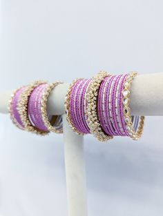 Personalize your style with customizable bangles, crafted to reflect your unique taste. Choose your colors, designs, and embellishments for a truly one-of-a-kind accessory. Traditional Adjustable Purple Bangle, Adjustable Purple Bangle For Festive Occasions, Bangle Ring, Oxidised Jewellery, Bridal Sets, Your Style, Embellishments, Bangles, 10 Things