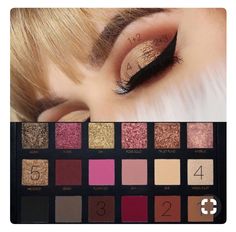 Eye Shadow Tutorial, Huda Beauty Rose Gold Palette, Rose Gold Palette, Shadow Tutorial, Eyeshadow Techniques, Huda Beauty Eyeshadow, Huda Beauty Palette, Huda Beauty Rose Gold, Nails Rose