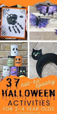 Spooky Activities, Halloween Crafts For Kids To Make, Décoration Table Halloween, Halloween Craft Activities, Craft Activities For Toddlers, Mummy Crafts, Spooky Halloween Crafts, Fun Halloween Activities, Halloween Crafts Preschool