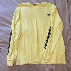 Never Worn, Never Washed, Great Condition Oversized Long Sleeve Athleisure T-shirt, Oversized Long Sleeve T-shirt In Athleisure Style, Oversized Long Sleeve T-shirt For Athleisure, Long Sleeve Athleisure T-shirt For Streetwear, Mens Yeezy, Long Sleeve Tees, Tee Shirts, Mens Shirts, Man Shop