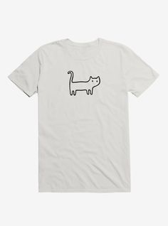 Officially licensed art by Fox Shiver.Lightweight 100% combed ring spun cottonWash cold; dry lowImportedListed in men's sizes Ironic Tees, Baggy Tshirt, Silly Shirt, Cute Shirt Designs, Aesthetic Shirts, Cat T Shirt, Cat Shirt, Give Back, Cat T