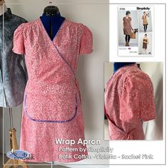 the sewing pattern for this dress is easy to sew