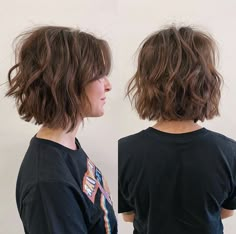 Airy Hair, Short Choppy Haircuts, Thick Wavy Hair, Bob Hairstyles For Thick, Choppy Bob