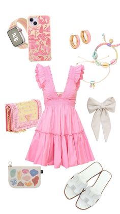 Fancier Outfits, Country Western Outfits, Dressy Summer Outfits, Southern Belle Dress, Sorority Recruitment Outfits, Middle School Outfits, Recruitment Outfits