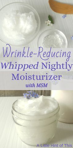 This nightly moisturizing face cream contains 3 ingredients: Aloe, coconut oil, and MSM. Together, they act to reduce fine lines and wrinkles, and enhance collagen production! It is smooth and cooling for the skin, and leaves skin soft and supple. It takes seconds to make and costs pennies, especially compared to high end creams (that have similar ingredients plus added chemicals...). Enjoy! #facecream #moistuizer #whipped #msm #coconutoil #aloevera #skincare #natural #facecare #face #softskin # Homemade Wrinkle Cream, Baking Soda Shampoo, Moisturizer For Oily Skin, Moisturizing Face Cream, Life Group, Aging Cream, Homemade Face Masks, Homemade Face, Face Lotion