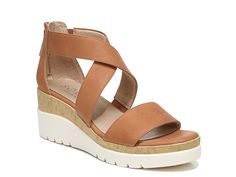 SOUL Naturalizer Good Times Wedge Sandal | DSW Wide Width Sandals, Trending Sandals, Ankle Strap Wedges, Footbed Sandals, Strappy Wedges, Naturalizer Shoes, Famous Footwear, Shoe Carnival, Jelly Sandals