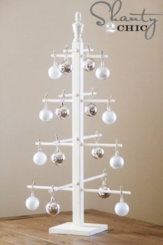 the $ 10 diy wooden ornament tree is on sale