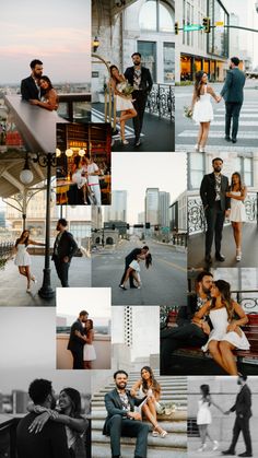 Engagement photos Nashville Engagement, Wedding Photo Studio, Urban Engagement, Engagement Photography Poses, Wedding Portrait Poses, Cute Engagement Photos, Couple Engagement Pictures, Fun Engagement Photos, Pre Wedding Photoshoot Outdoor