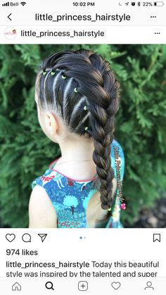 Girl Hair Dos, Girls Hairstyles Easy, Easy Hairdos, Princess Hairstyles, Toddler Hair, Crazy Hair, Hair Dos