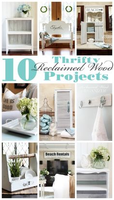 the top ten things to do with reclaimed wood projects