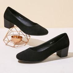 Product information: Upper material: super soft suede Applicable gender: female Heel height: middle heel (3-5CM) pattern: plain Colour: Black Size: 37,35,36,38,39,40 Packing list: A pair of shoes*1 Suede Closed Toe Court Shoes For Office, Suede Flat Heel Court Shoes For Office, Flat Heel Suede Court Shoes For Office, Suede Low Heel Court Shoes For Work, Round Toe Suede Court Shoes For Office, Low Heel Suede Court Shoes For Work, Office Medium Width Suede Court Shoes, Casual Suede Heels For Office, Women's Office