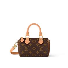 LOUIS VUITTON® - Nano Speedy - Monogram Louis Vuitton Nano Speedy, Nano Speedy, Sac Louis Vuitton, Louis Vuitton Official Website, Louis Vuitton Official, Vuitton Bag, Louis Vuitton Speedy, Lv Bag, Small Leather Goods