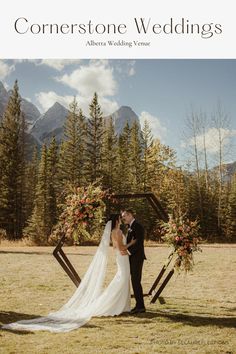 Plan your dream day at Cornerstone Weddings, where Alberta’s majestic mountain landscapes meet exceptional event spaces to create a celebration that’s uniquely yours. Photo by @selahreflections