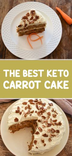 the best keto carrot cake with cream cheese frosting