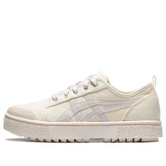 (WMNS) Asics Court Trail Casual Shoes Beige/White 1203A147-750 (SNKR/Skate/Women's) Shoes Beige, White Shoes Sneakers, Asics Women, Sneakers Shoes, Skate Shoes, White Sneakers, Top Sneakers, Casual Shoes, Sneakers