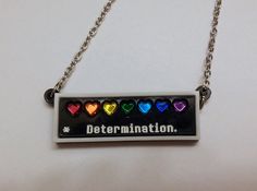 Undertale Seven Hearts of Seven Souls by Miyuka on Etsy Undertale Crafts, Undertale Souls, Undertale Cosplay, Undertale Love, Mirror Acrylic, Undertale Art, Undertale Comic, Necklace Box, Undertale Au