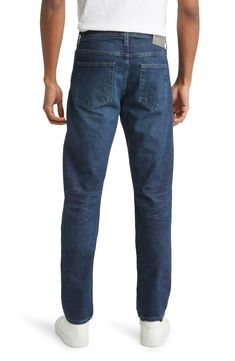 Bleach-baked jeans bring casual cool to denim days with a slim, yet comfortable fit. 14" leg opening; 10 1/4" front rise; 15" back rise Zip fly with button closure Five-pocket style 97% cotton, 3% polyester or 97% cotton, 3% polyurethane Machine wash, tumble dry Imported Denim Day, Slim Fit Jeans, Fit Jeans, Bleach, Comfort Fit, Nordstrom, Slim Fit